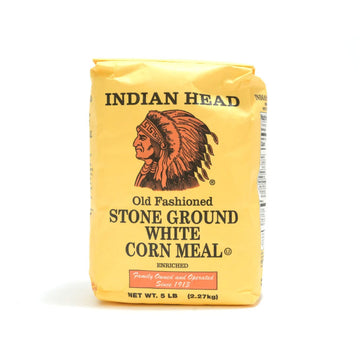 Ind Head White Corn Meal 5lb