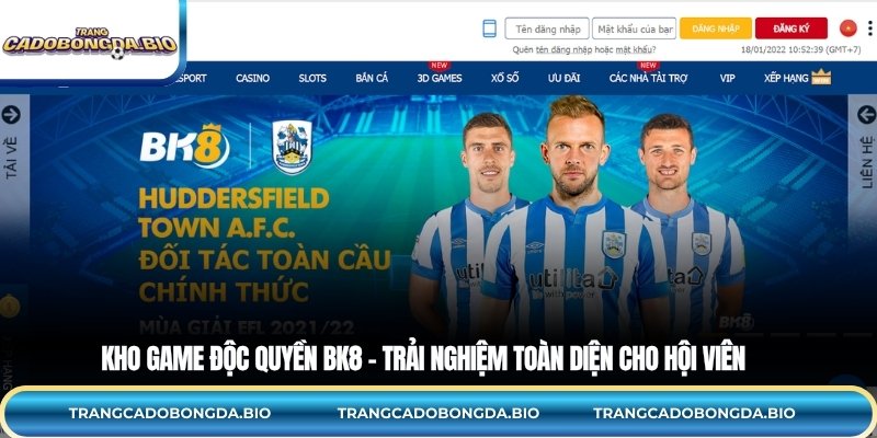 Kho game độc quyền BK8 – Trải nghiệm toàn diện cho hội viên